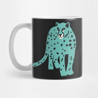 Blue Cheetah Mug